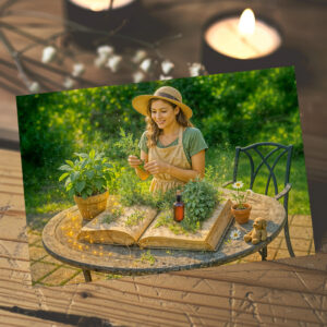 raxxa Postkarte: Herbal wisdom from ancient botanical book