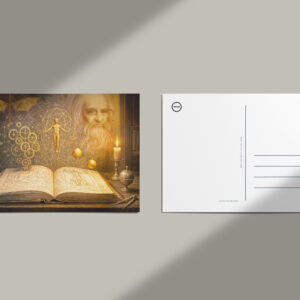 raxxa Postkarte: Da Vinci inventions from ancient sketchbook