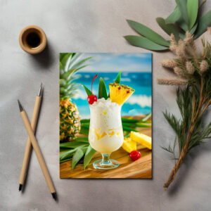 raxxa Postkarte: Pina Colada Tropical Classic