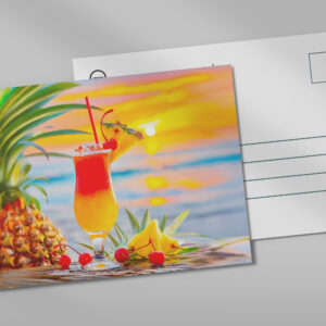 raxxa Postkarte: Pina Colada Tropical Classic