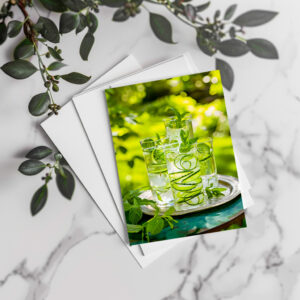 raxxa Postkarte: Cucumber Mint Water Fresh Drink