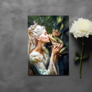 raxxa Postkarte: The Princess Kissing the Frog Prince