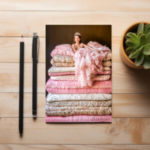 raxxa Postkarte: The Princess and the Pea on Her Bed