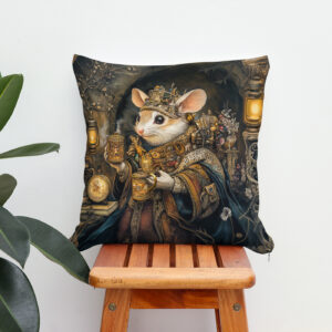 Kissen: Mouse King in a Tree Root Castle
