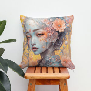Kissen: Enchanted Flower Nymph in Bloom