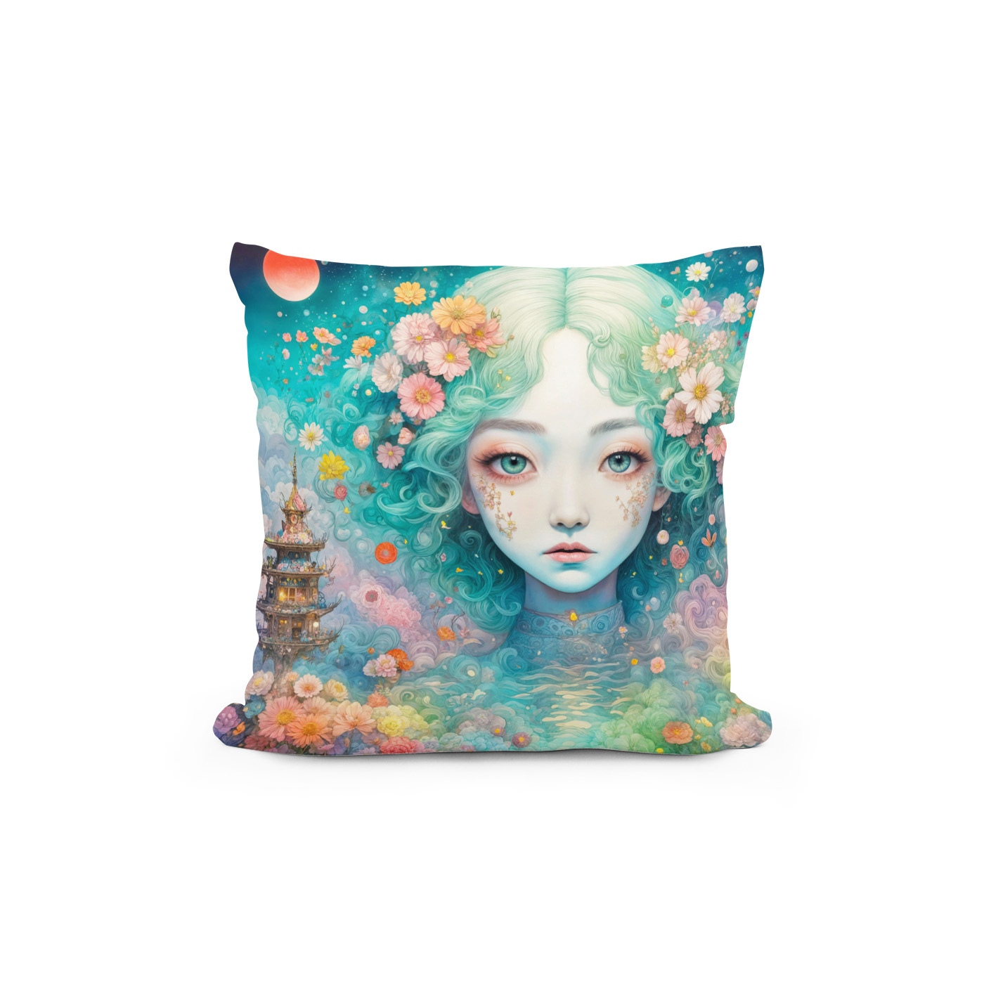 Kissen: Celestial Fairy in Flower Realm – Bild 2