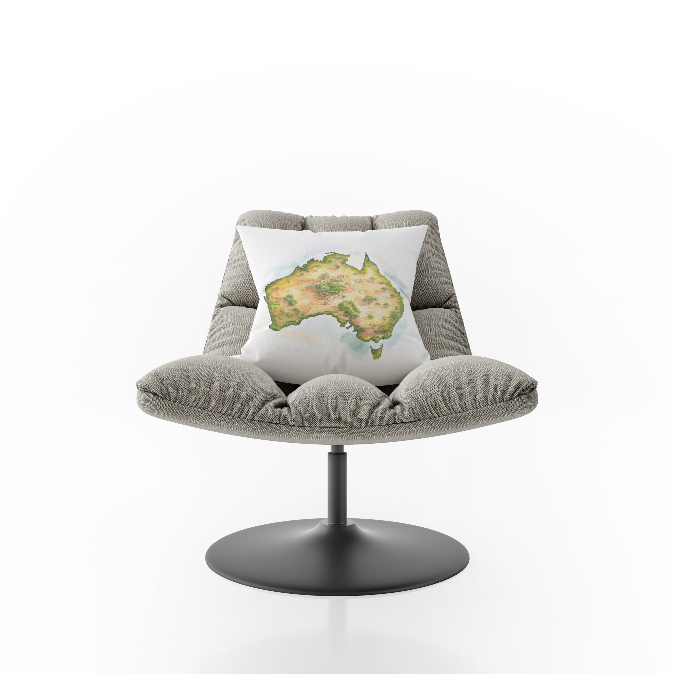 Kissen: Watercolor Map of Australia - immagine 2