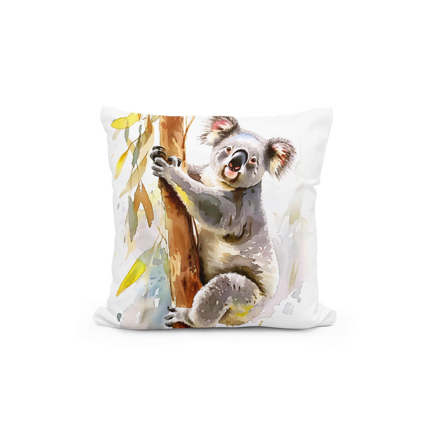 Kissen: Watercolor Koala Climbing Eucalyptus - immagine 2