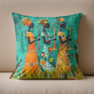 Kissen: African Musicians in Traditional Dress