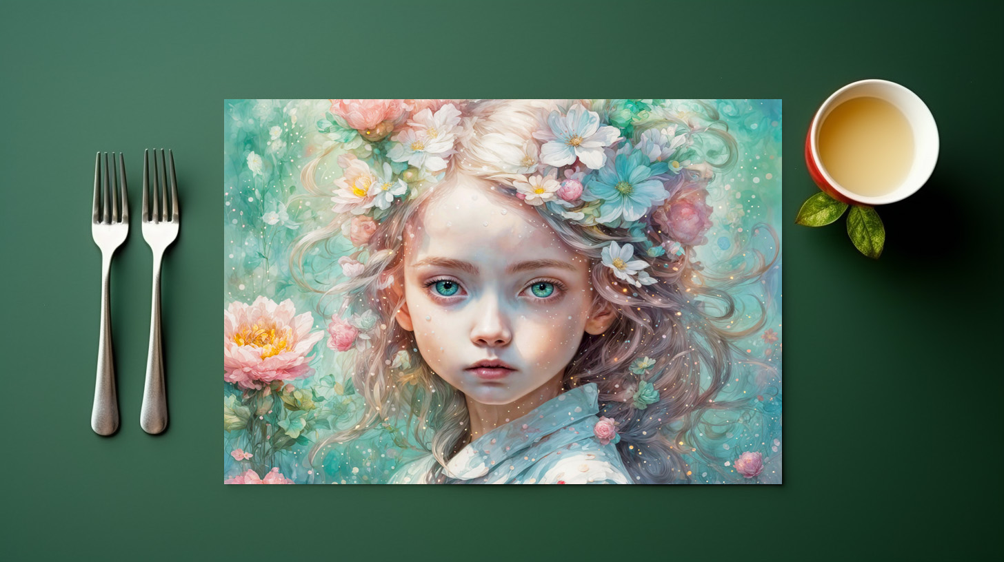 raxxa Premium-Tischset: Enchanted Blossom Fairy child - immagine 3