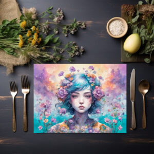 raxxa Premium-Tischset: Mystic Fairy in Flower Crown