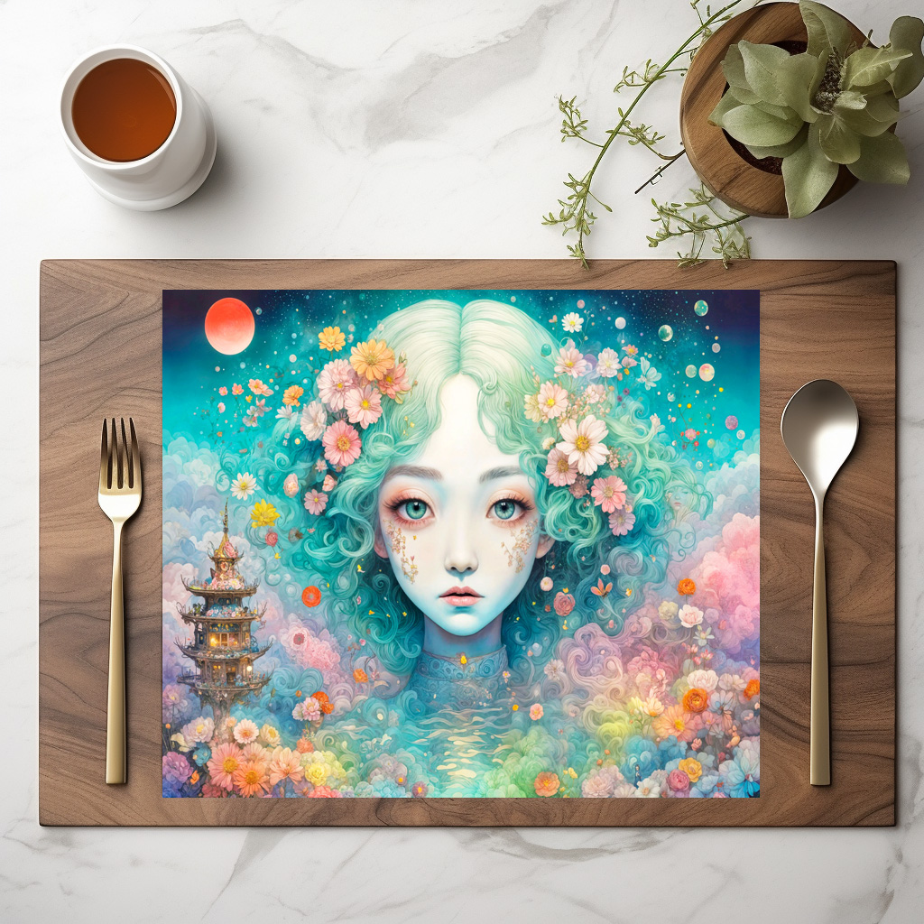 raxxa Premium-Tischset: Celestial Fairy in Flower Realm - immagine 2