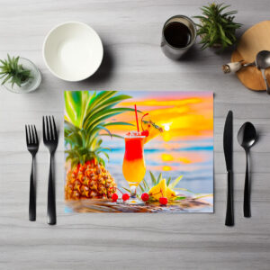 raxxa Premium-Tischset: Pina Colada Tropical Classic