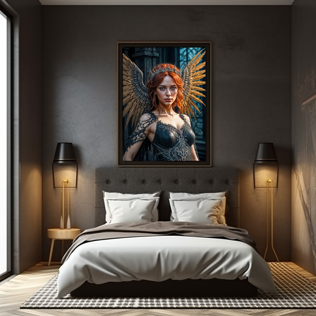 Poster: Golden Winged Dark Angel Queen - immagine 2