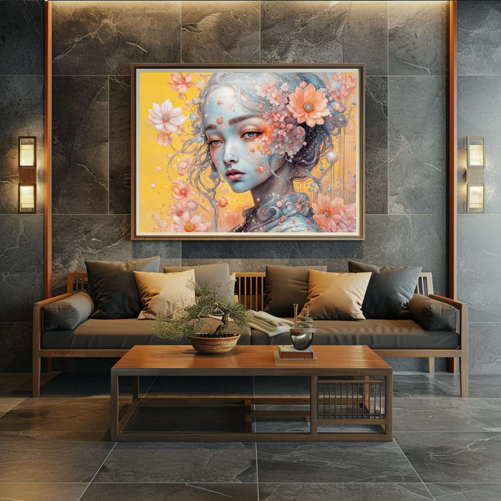 Poster: Enchanted Flower Nymph in Bloom - immagine 2