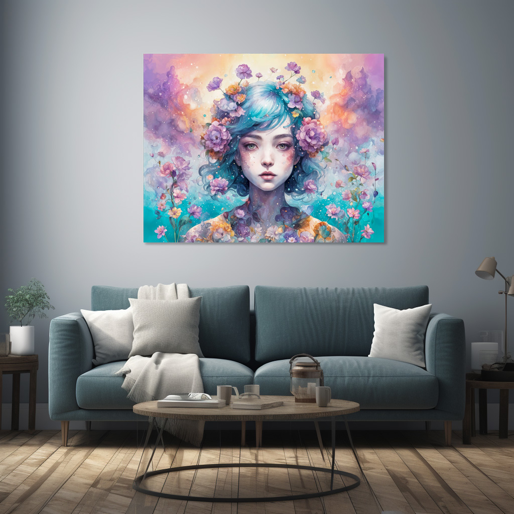 Poster: Mystic Fairy in Flower Crown - immagine 2