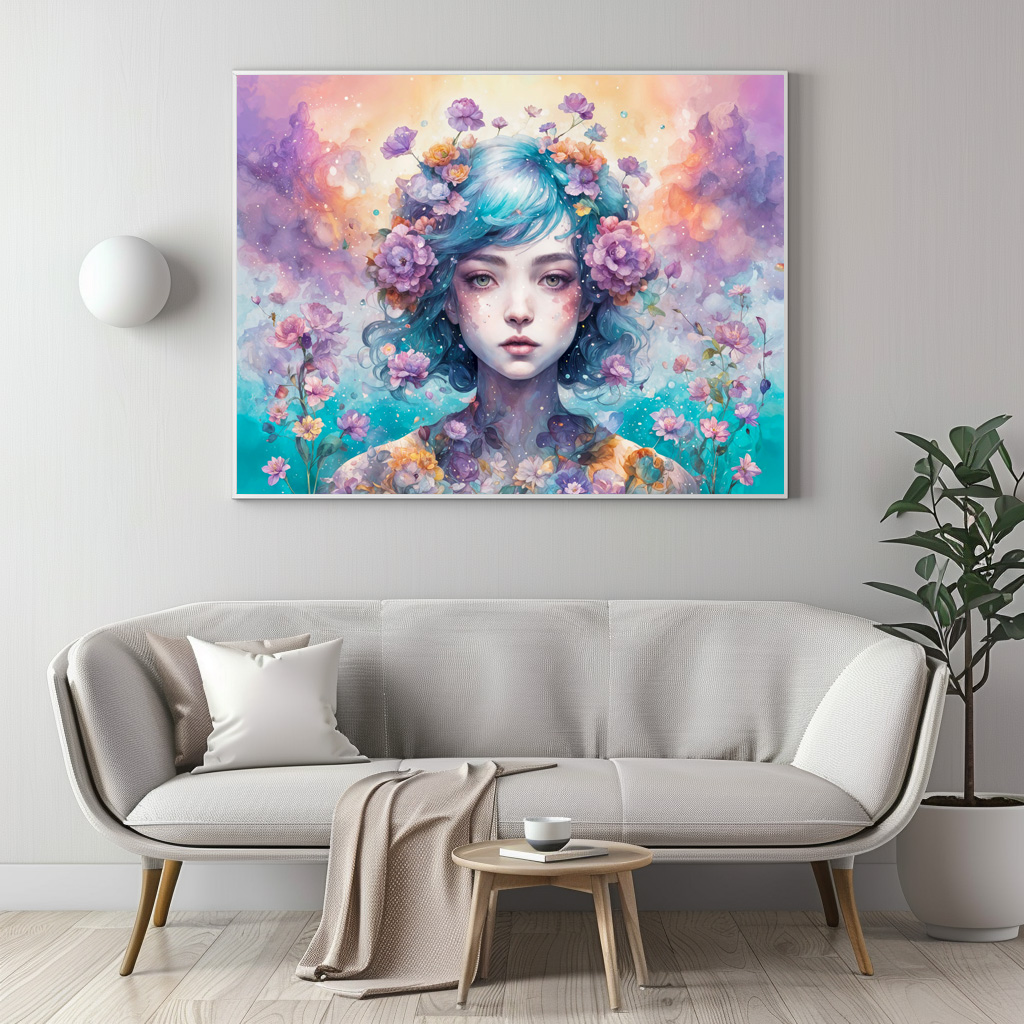 Poster: Mystic Fairy in Flower Crown - immagine 3