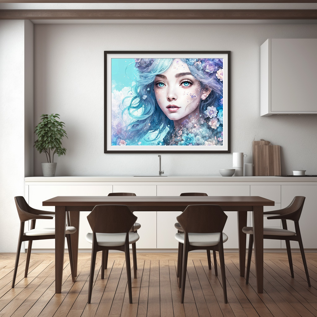 Poster: Mystic Fairy in Flower Crown – Bild 2