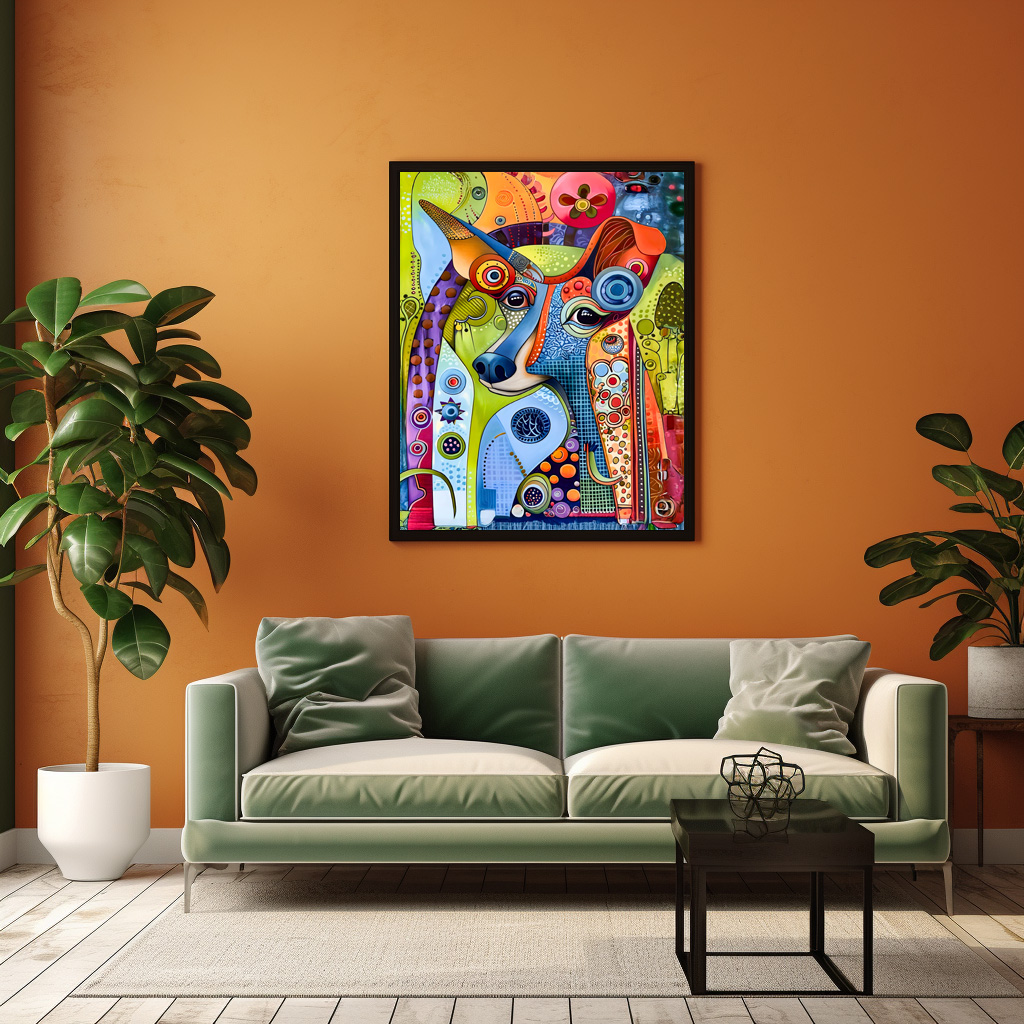 Poster: Pop-Art Dog in Bright Colors – Bild 2