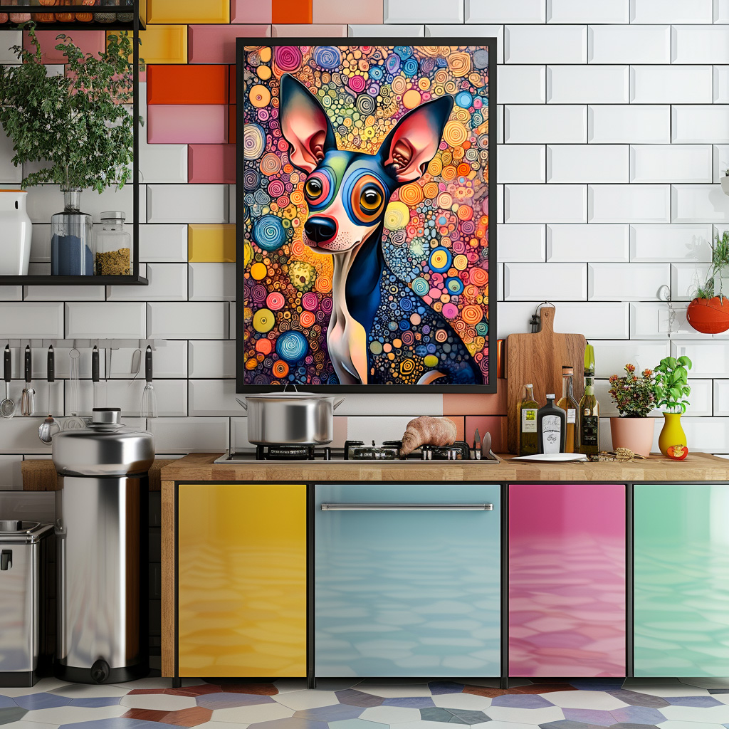 Poster: Color Splash Pop-Art Dog Portrait - Image 2