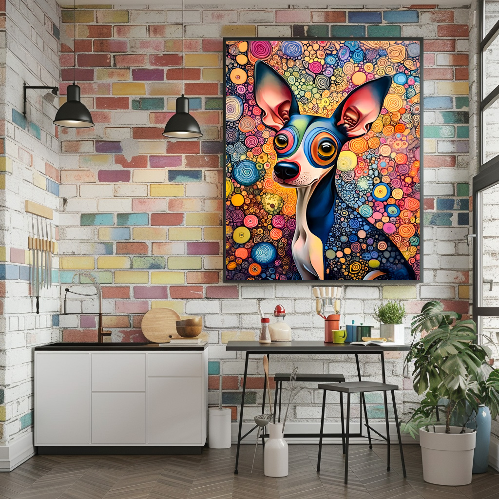 Poster: Color Splash Pop-Art Dog Portrait - Image 3