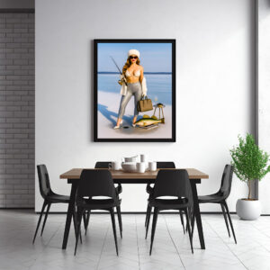 Poster: Glam Ice Fishing with Caviar and Champagne