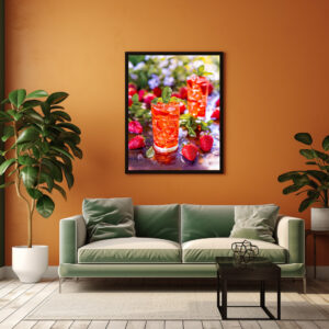 Poster: Strawberry Daiquiri Summer Dream