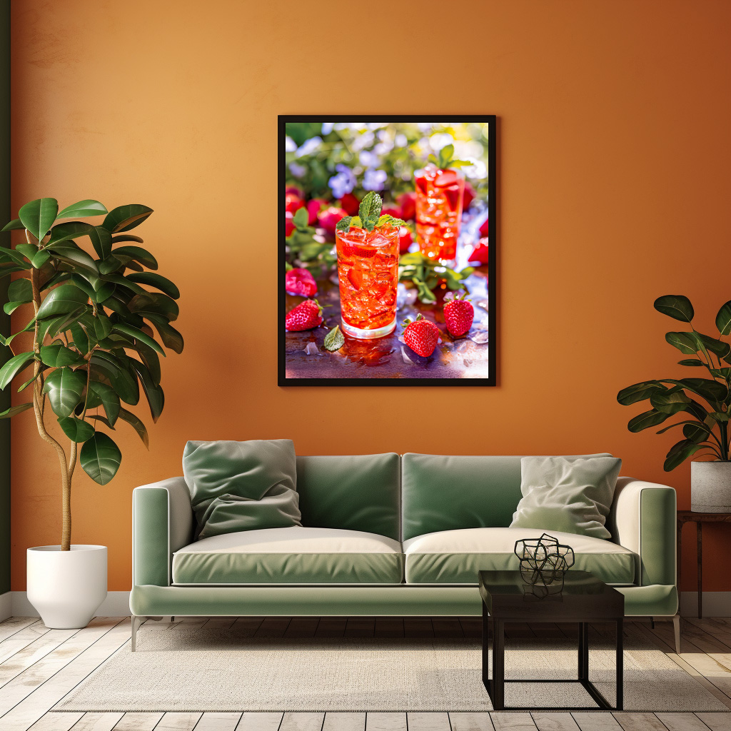 Poster: Strawberry Daiquiri Summer Dream