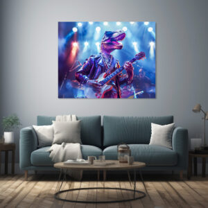 Poster: Rockstar Dinosaur on Stage