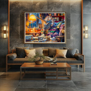 Poster: Knitting Triceratops in a Cozy Armchair