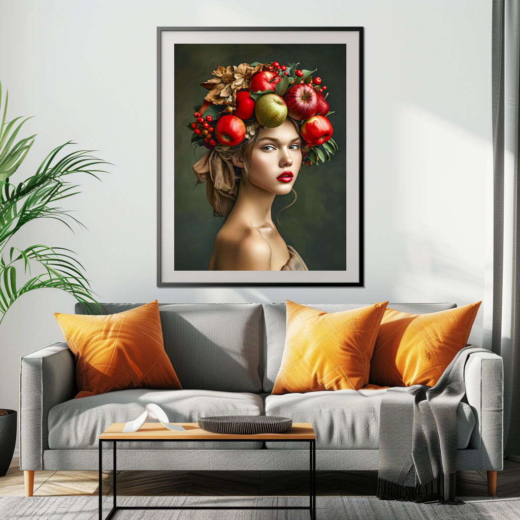 Poster: Rustic Apple and Cherry Lady - immagine 2