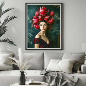 Poster: Tropical Dragon Fruit Fashion Concept