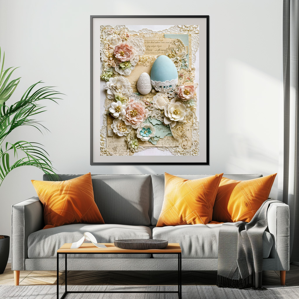 Poster: Easter Eggs with Flowers – Image 2