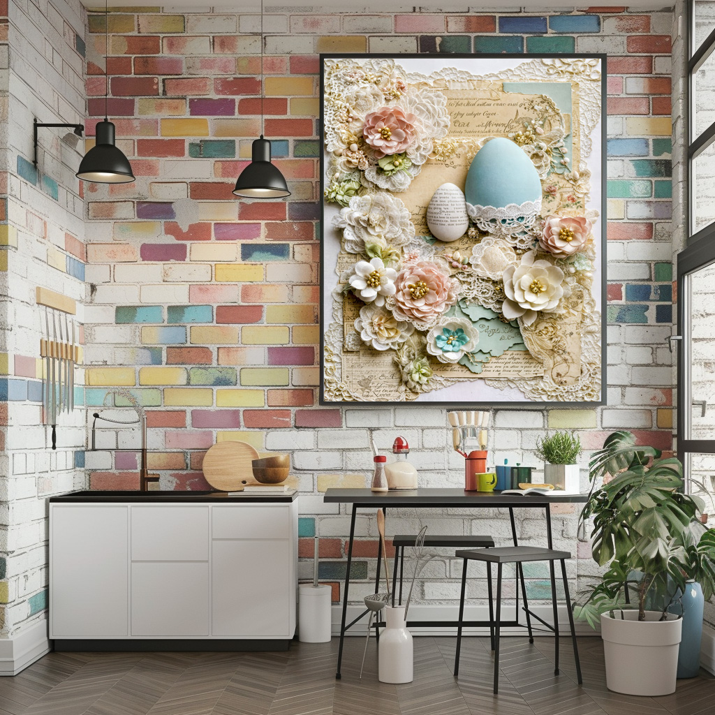 Poster: Easter Eggs with Flowers – Image 3