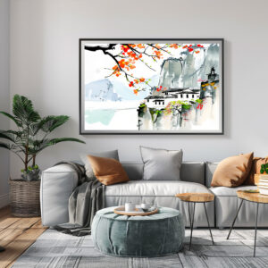 Poster: Chinese Springtime in a Mountain Village