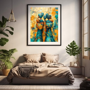Poster: African Women Carrying Children