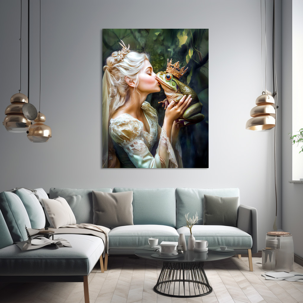 Poster: The Princess Kissing the Frog Prince - immagine 2