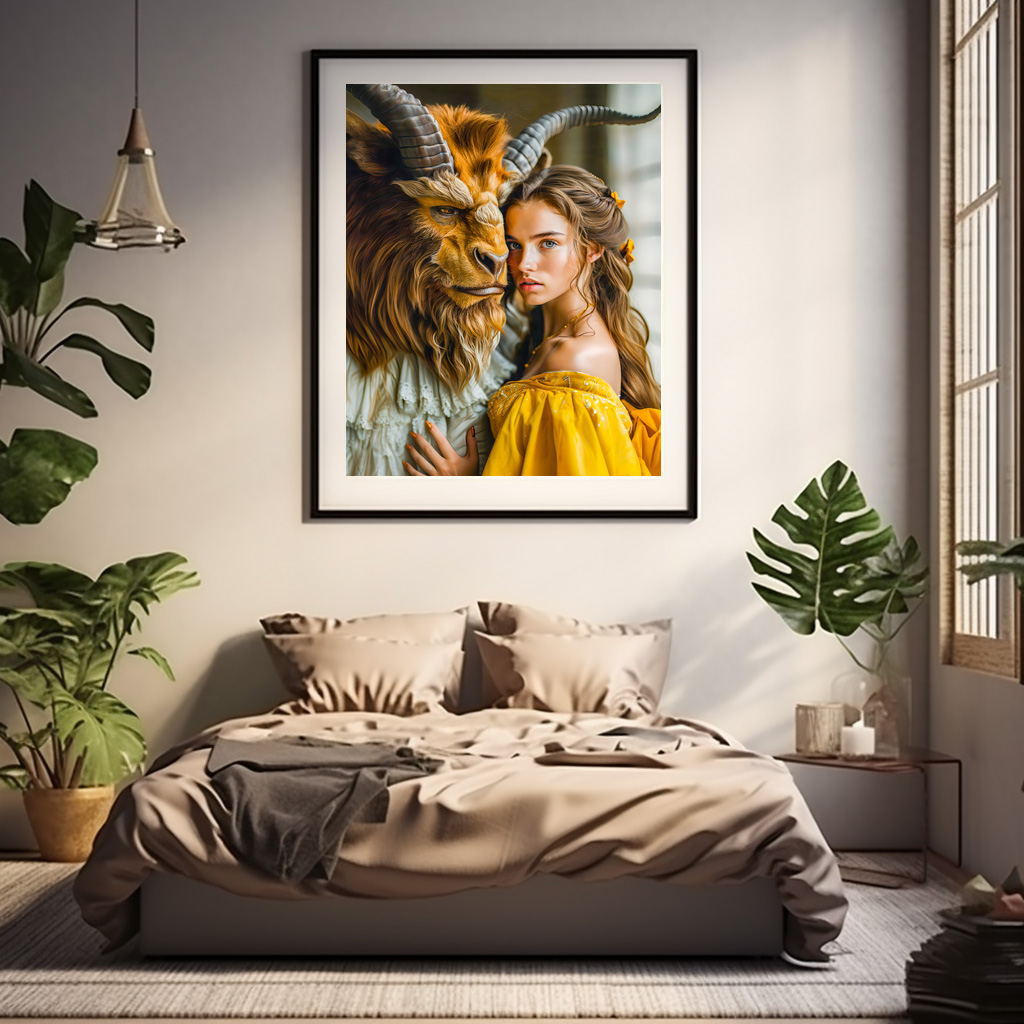 Poster: Beauty and the Beast Fairy Tale Scene - Image 2