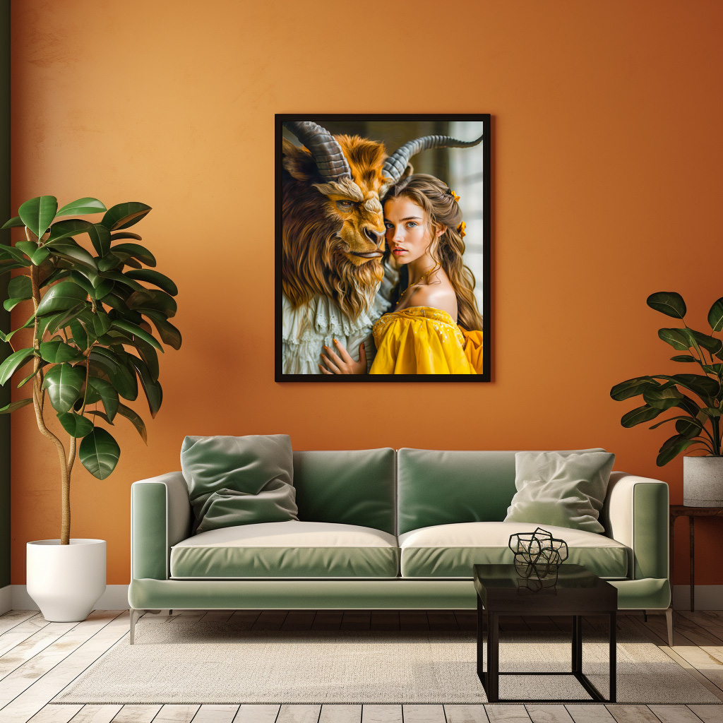 Poster: Beauty and the Beast Fairy Tale Scene - Image 3