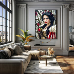 Poster: Snow White Holding the Poisoned Apple