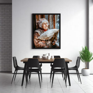 Poster: Miss Holle Shaking Snow From the Sky