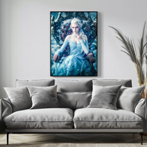 Poster: Snow queen on her Throne