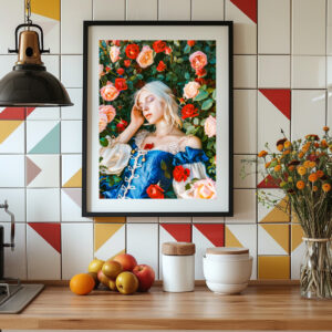 Poster: Sleeping Beauty Among Roses