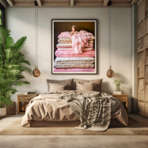 Poster: The Princess and the Pea on Her Bed