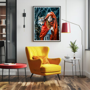 Poster: Little Red Riding Hood with the Wolf
