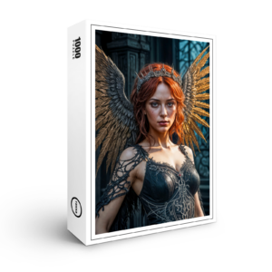 raxxa Premium-Puzzle: Golden Winged Dark Angel Queen