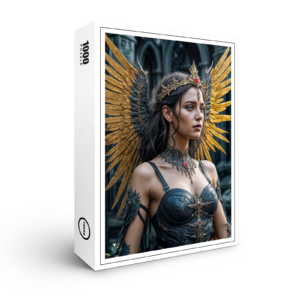 raxxa Premium-Puzzle: Golden Winged Dark Angel Queen