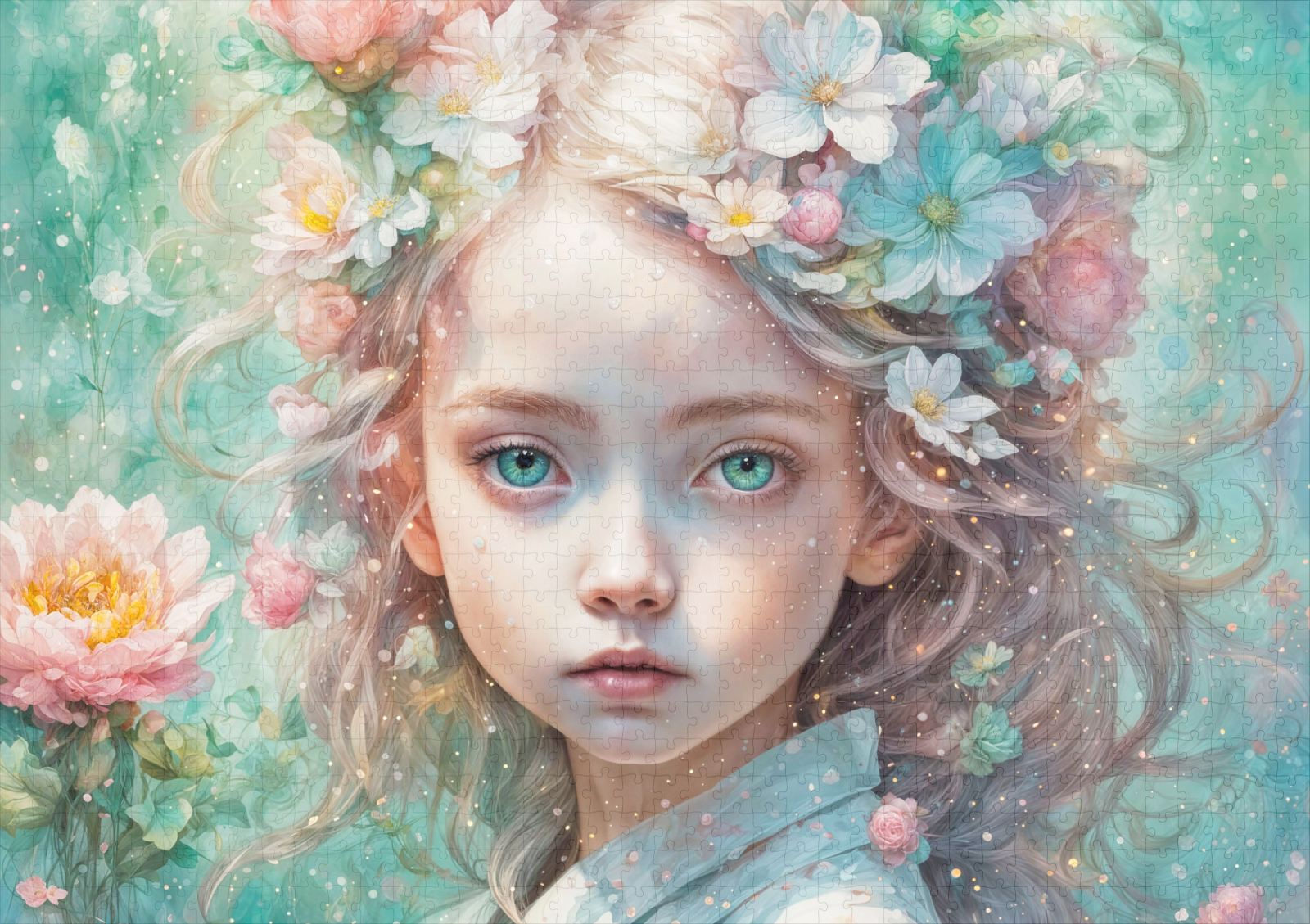 raxxa Premium-Puzzle: Enchanted Blossom Fairy child – Bild 2