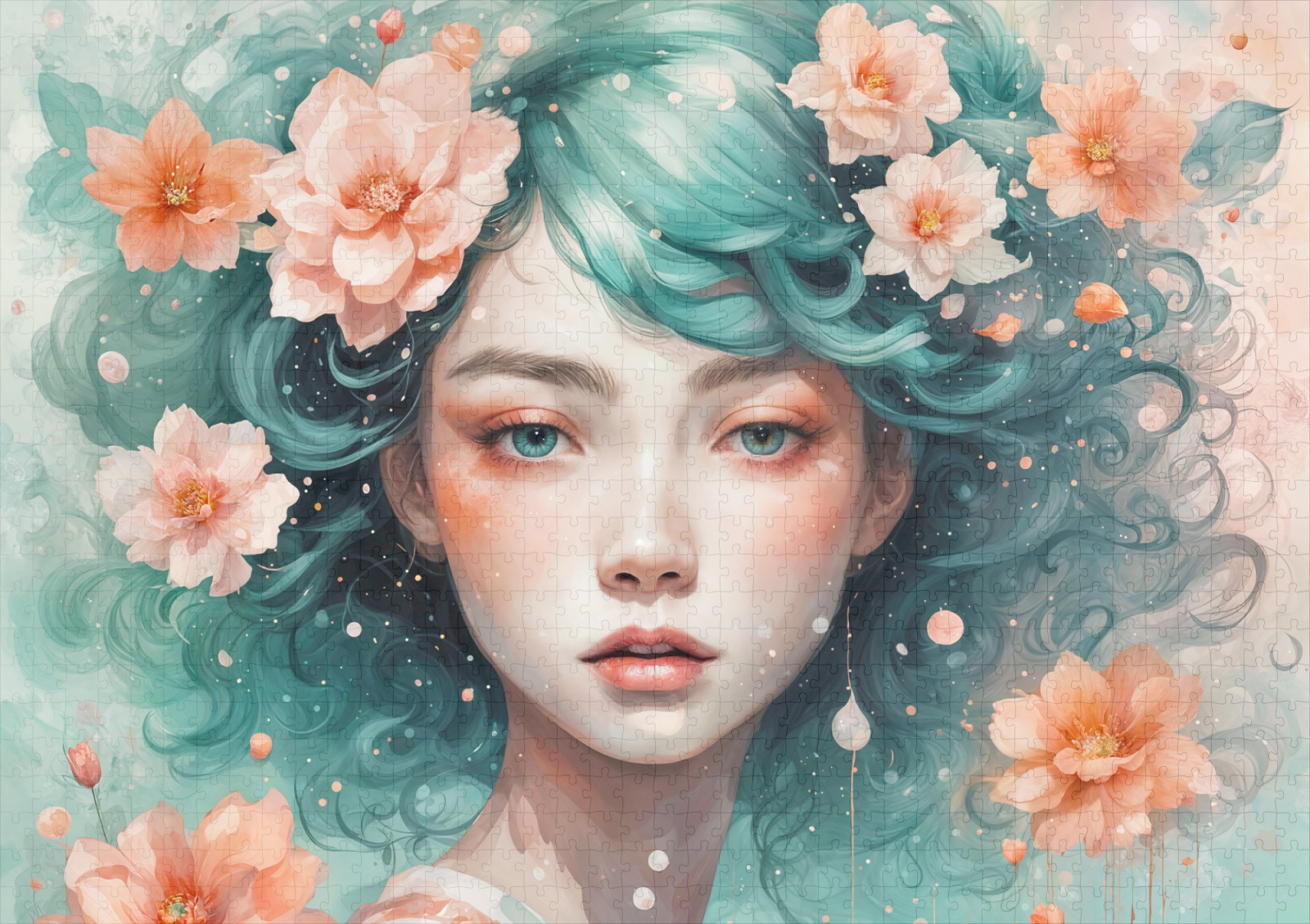 raxxa Premium-Puzzle: Enchanted Flower Nymph in Bloom - Imagen 2