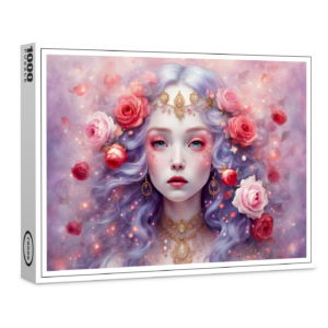 raxxa Premium-Puzzle: Enchanted Blossom Fairy Portrait